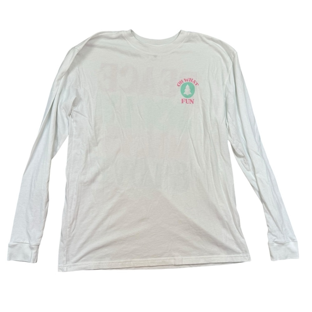 Jadelynn Brooke Christmas “Tis the Season” Tee Large “oh What Fun” Long Sleeve‌